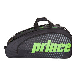 Tenisové Tašky Prince Challenger 12 Racket Bag black/green